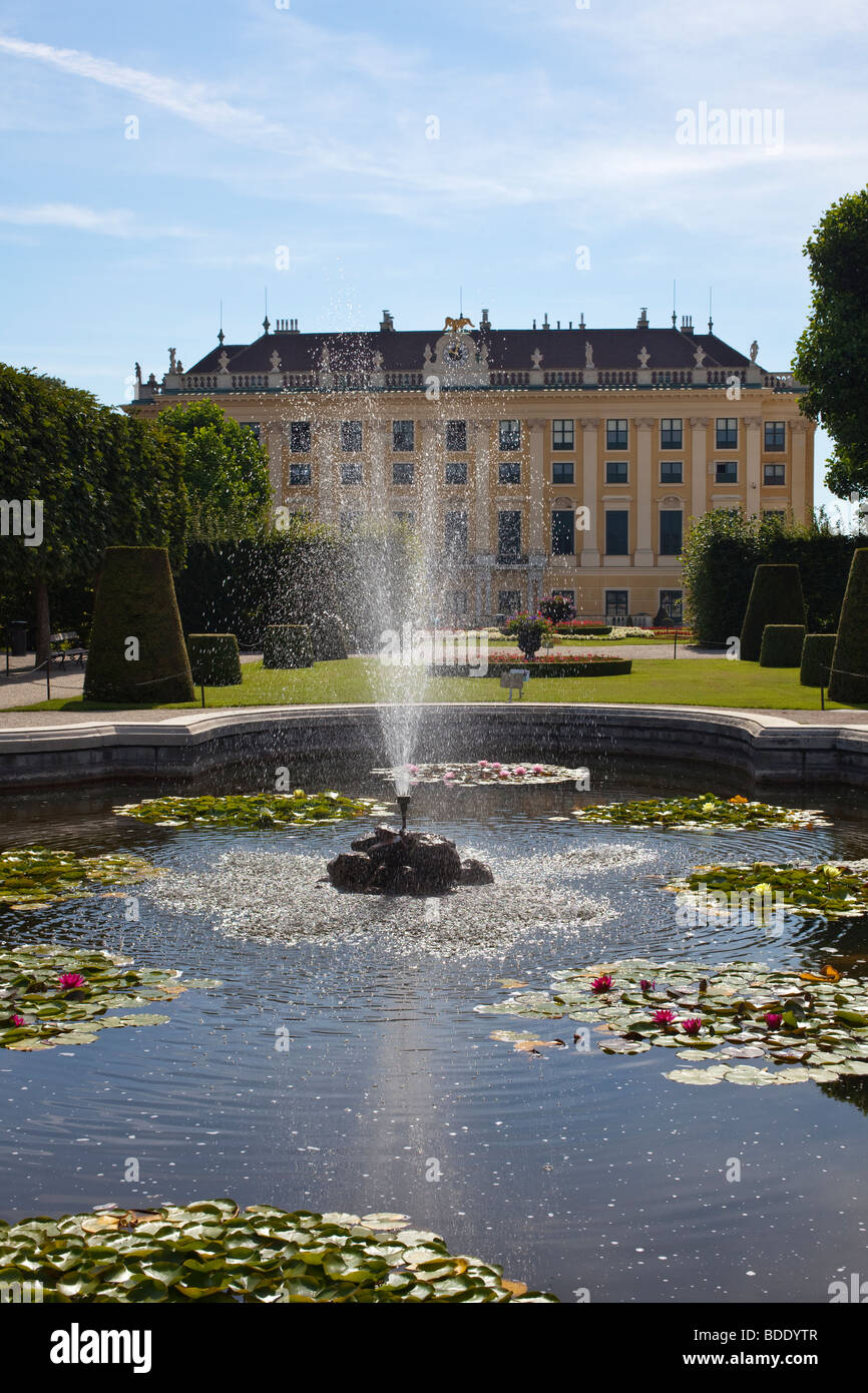 Il Palazzo di Schönbrunn, Vienna, Austria Foto Stock