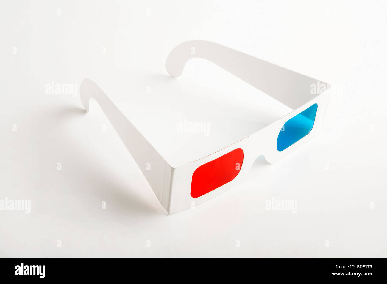Un paio di occhiali 3D Foto Stock