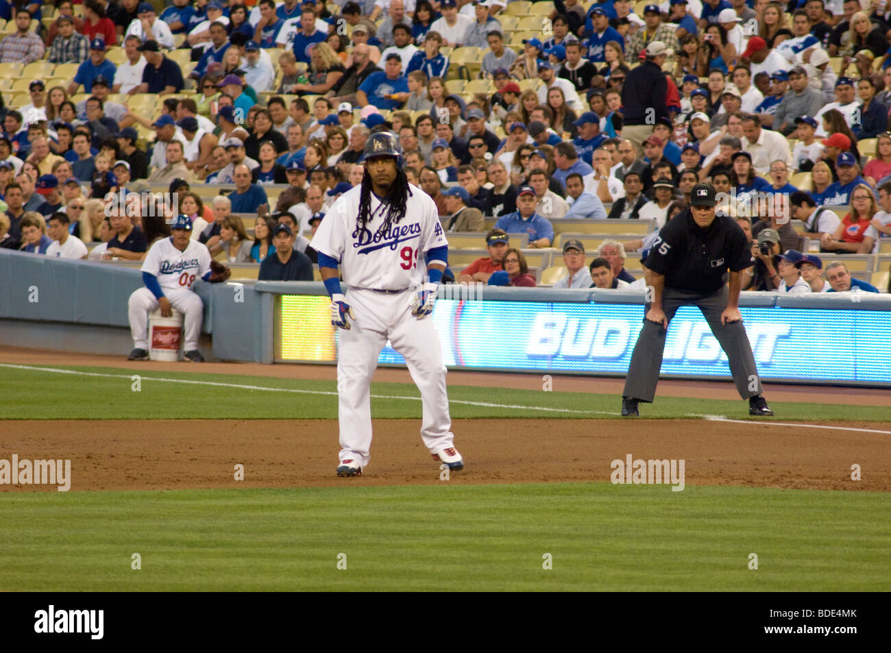 Manny Ramirez dei Dodgers Foto Stock