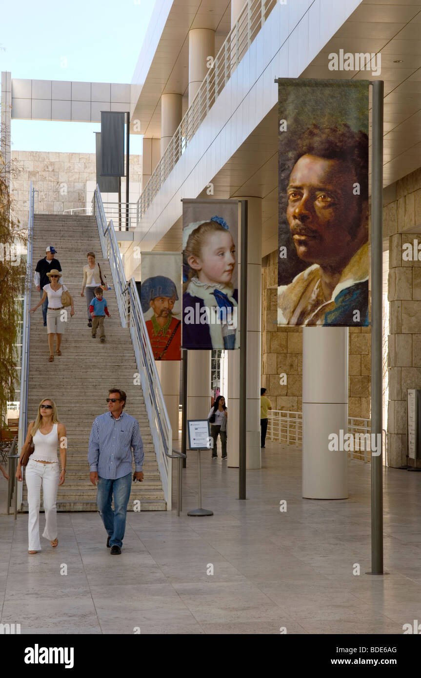 Il Getty Center per le Arti Foto Stock