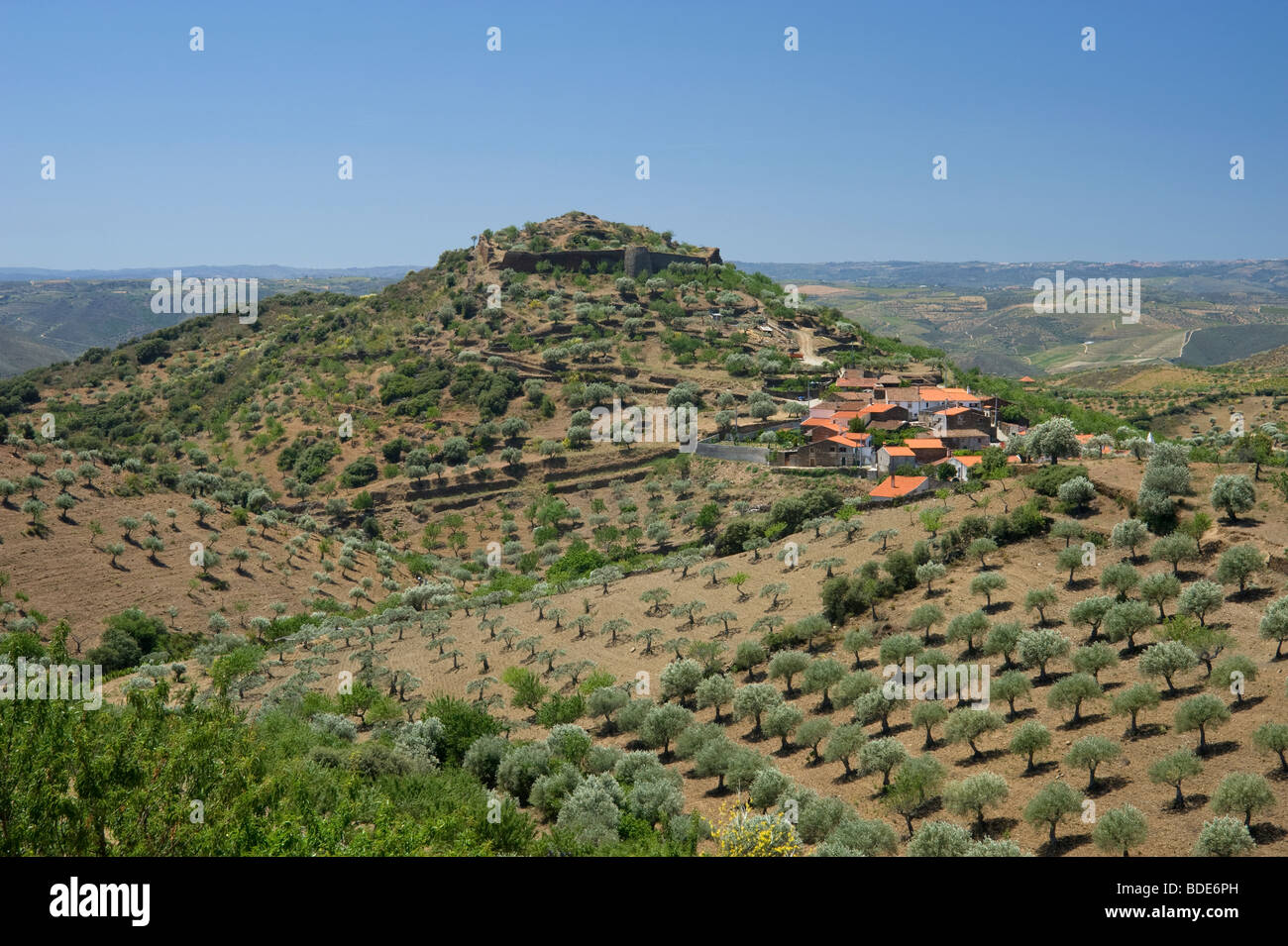 Castelo Melhor, piccolo villaggio storico, Beira Alta, il Portogallo centrale Foto Stock