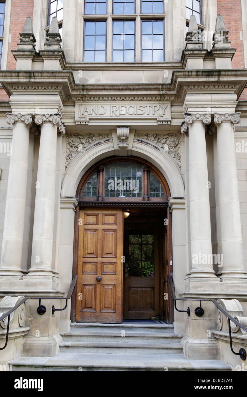 Ingresso al catasto Ufficio del lincoln inn fields LONDON REGNO UNITO Foto Stock Ingresso al catasto Ufficio del lincoln inn fields LONDON REGNO UNITO Foto Stock