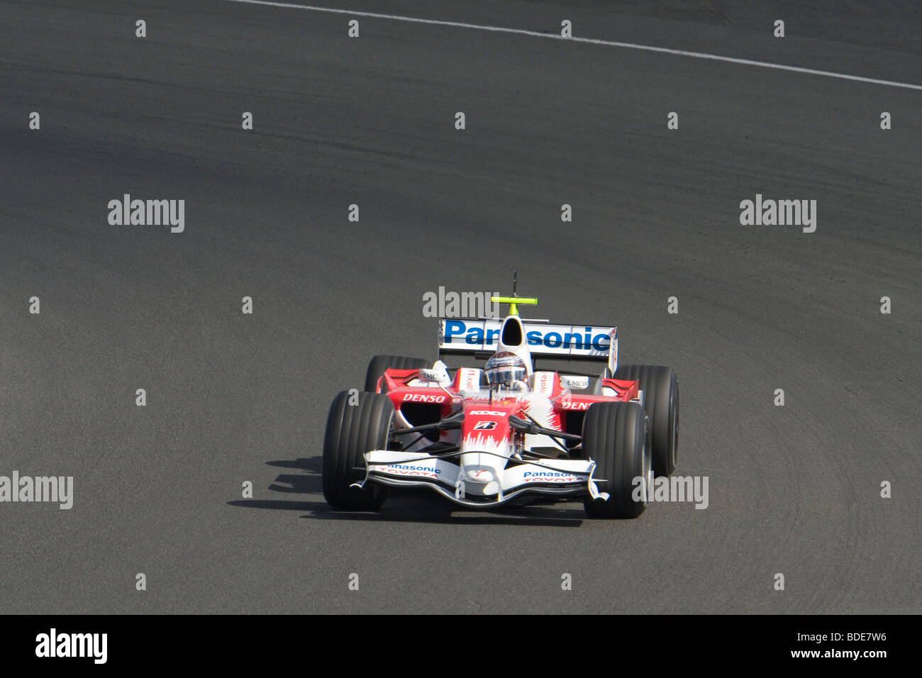 Toyota Formula 1 2008 Race Car Foto Stock