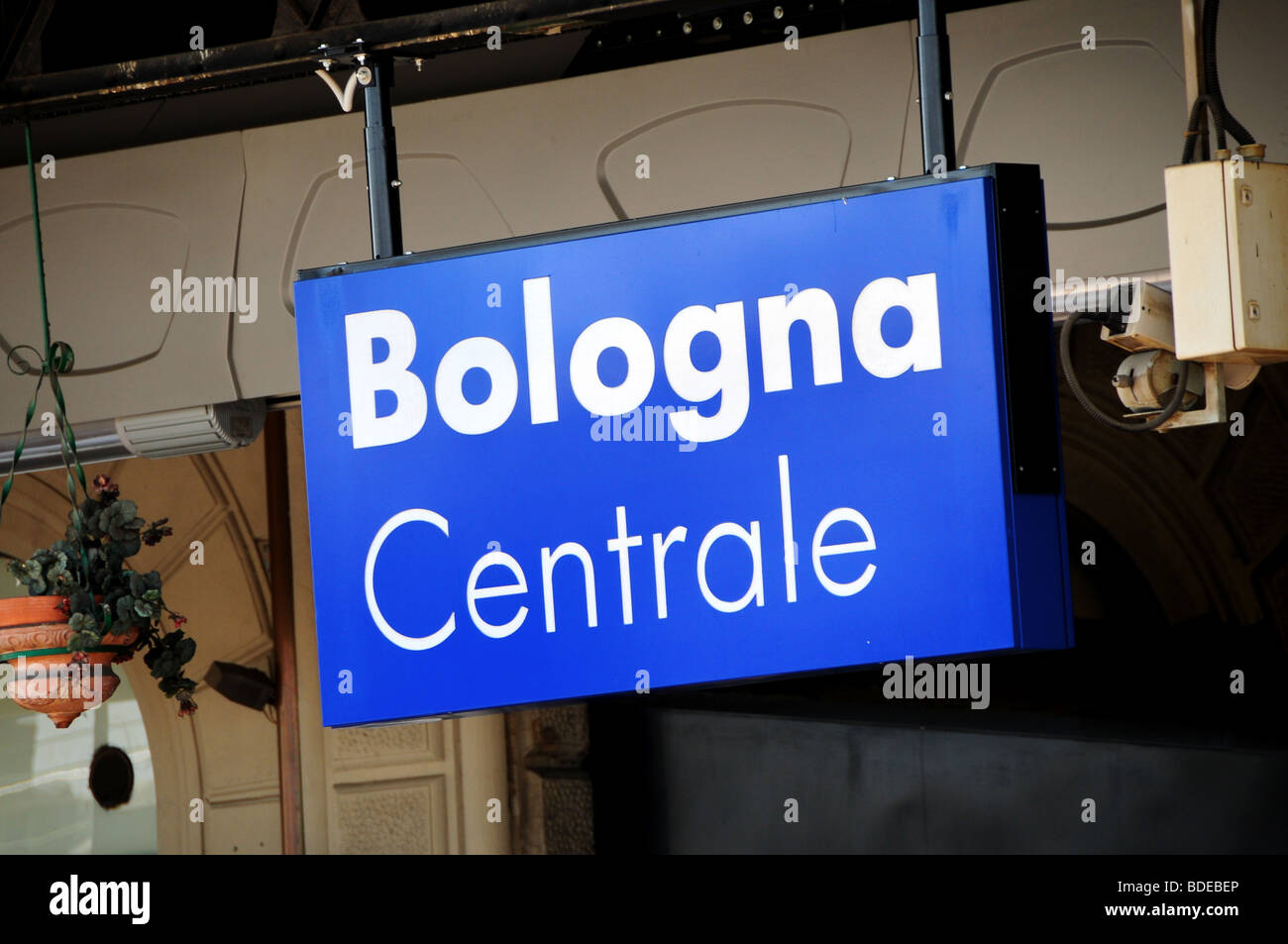 Stazione Centrale di Bologna, Bologna, Italia Foto Stock
