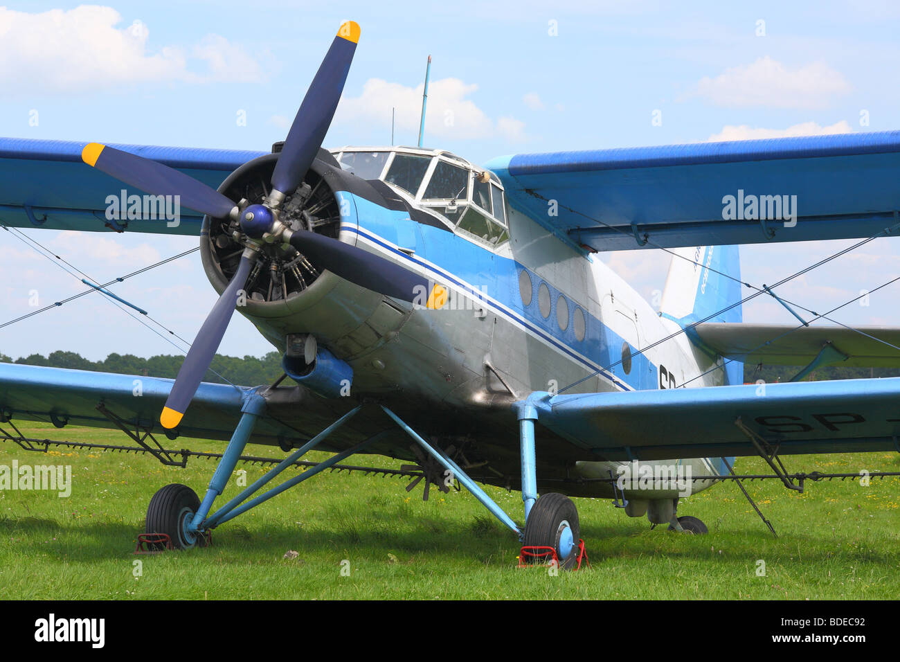 Antonov un biplano 2 aerei russi Foto Stock