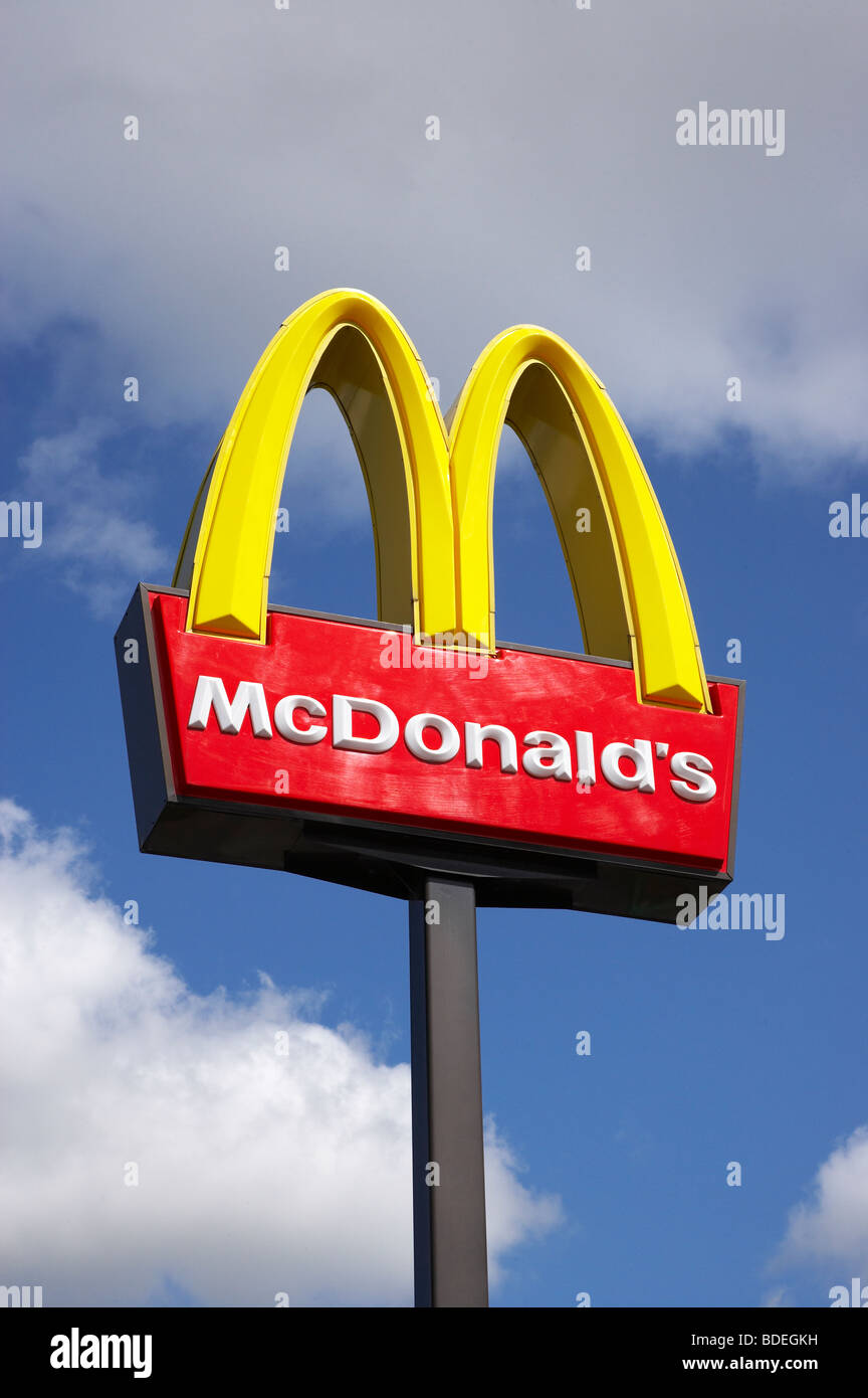 McDonald, segno di s Foto Stock