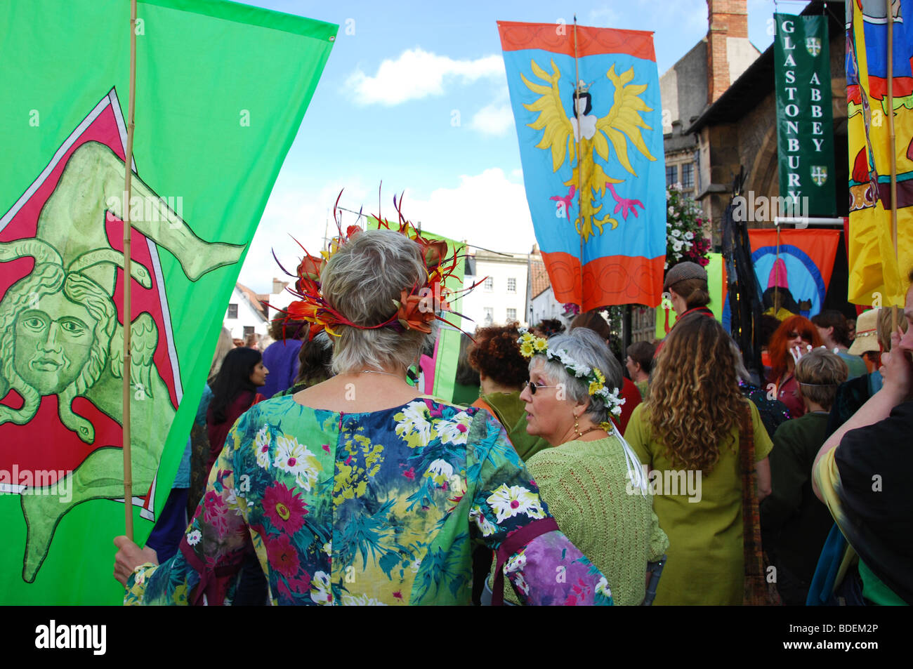 2009 Annuale Conferenza della dea Glastonbury Somerset Inghilterra Foto Stock