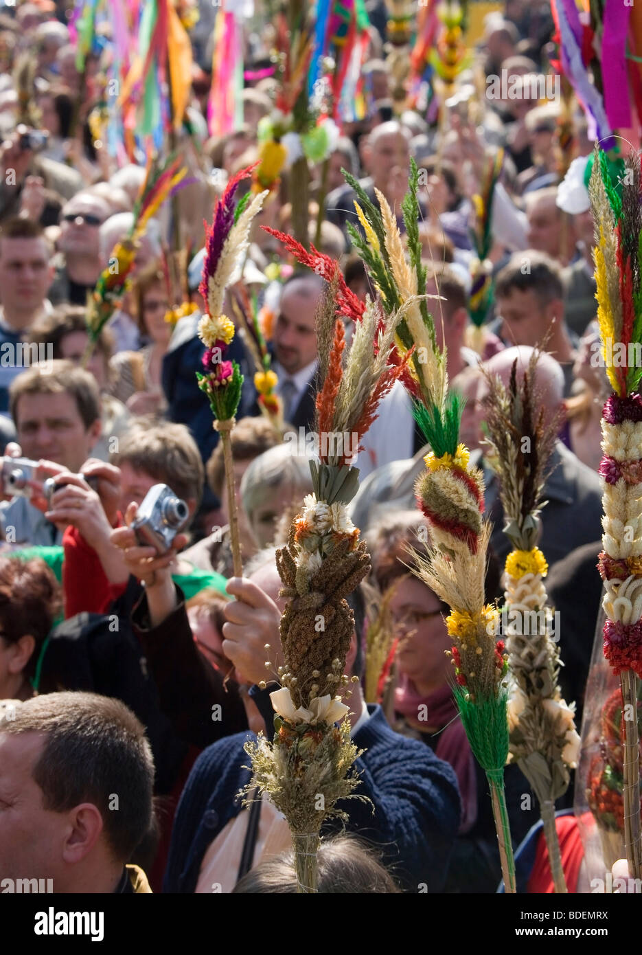 Domenica di Pasqua a Lipnica Murowana, Polonia Foto Stock