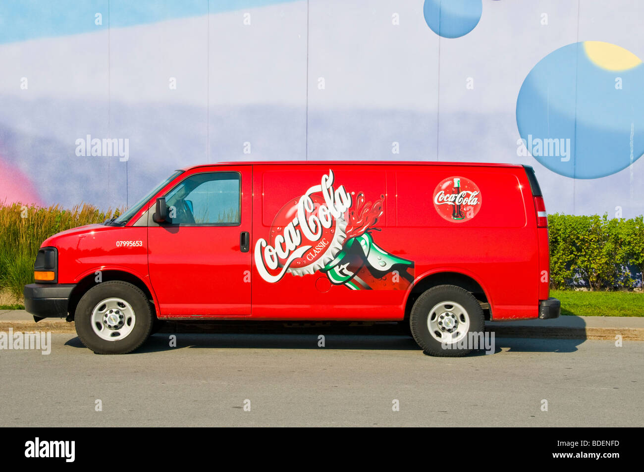 Coca cola carrello di consegna Foto Stock