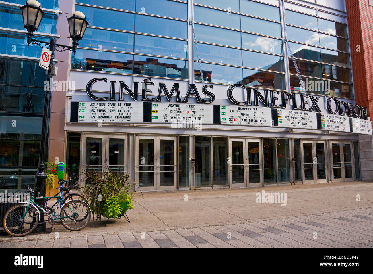 Movie Theater quartier Latin Montreal, Quebec, Canada Foto Stock