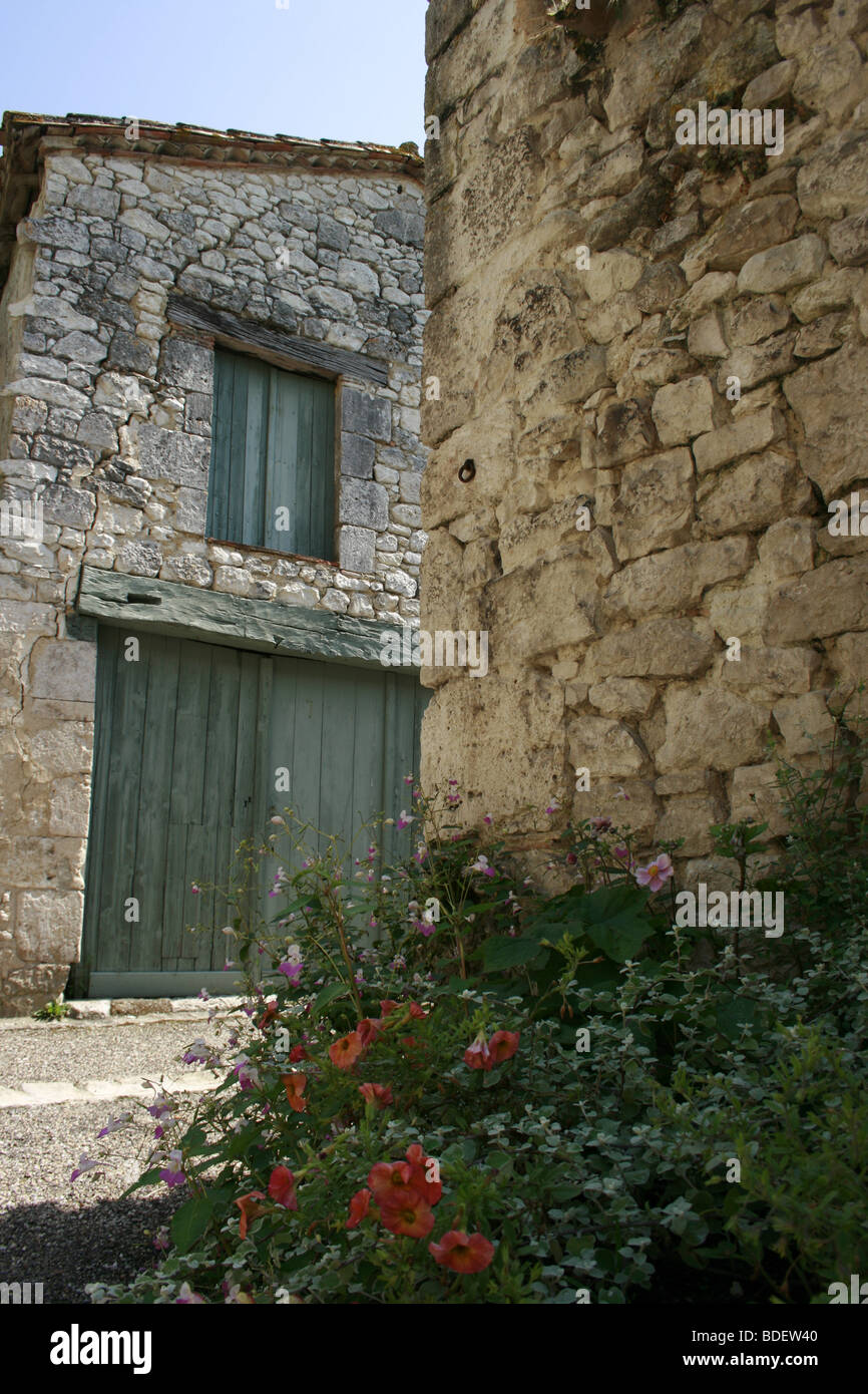 Bastide medievale di Issigeac, Perigord Pourpre Foto Stock