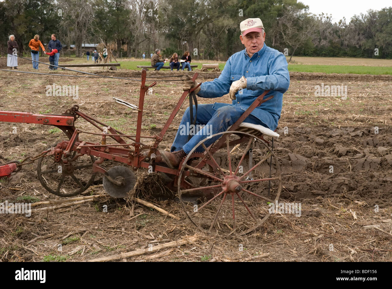 Aratro annuale Days Festival a Dudley Farm Historic State Park, Newberry, Florida--Registro Nazionale dei Luoghi Storici. Foto Stock