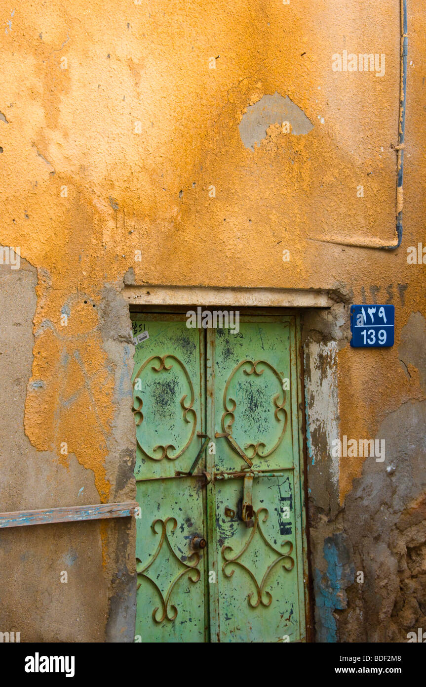 Facciata di un vecchio edificio Muscat Oman Foto Stock
