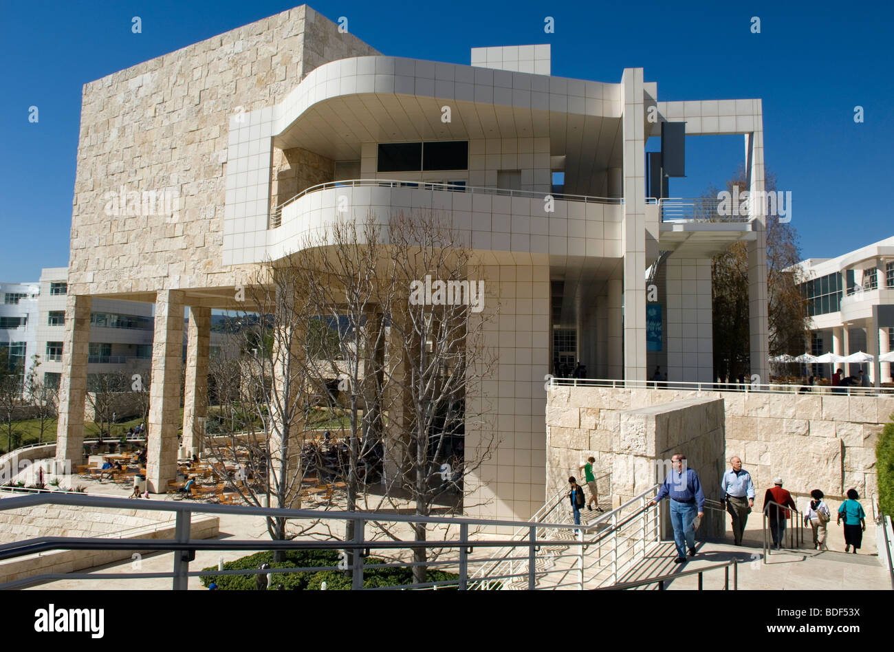 Il Getty Center per le Arti Foto Stock