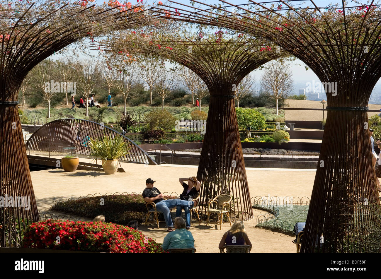 Il Getty Center per le Arti Foto Stock