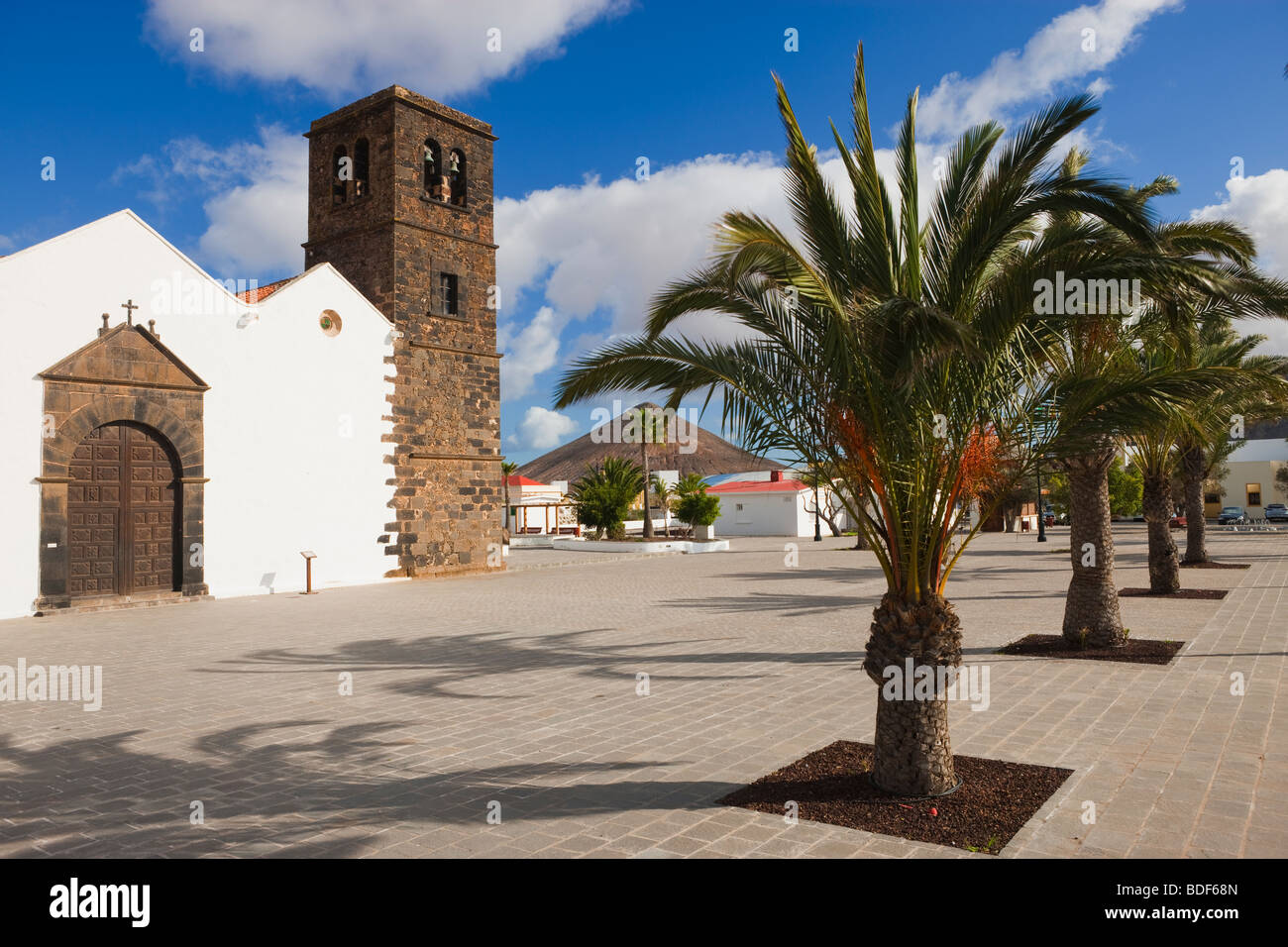 Chiesa di Nuestra Senora de la Candelaria La Oliva Fuerteventura Isole Canarie Spagna Foto Stock