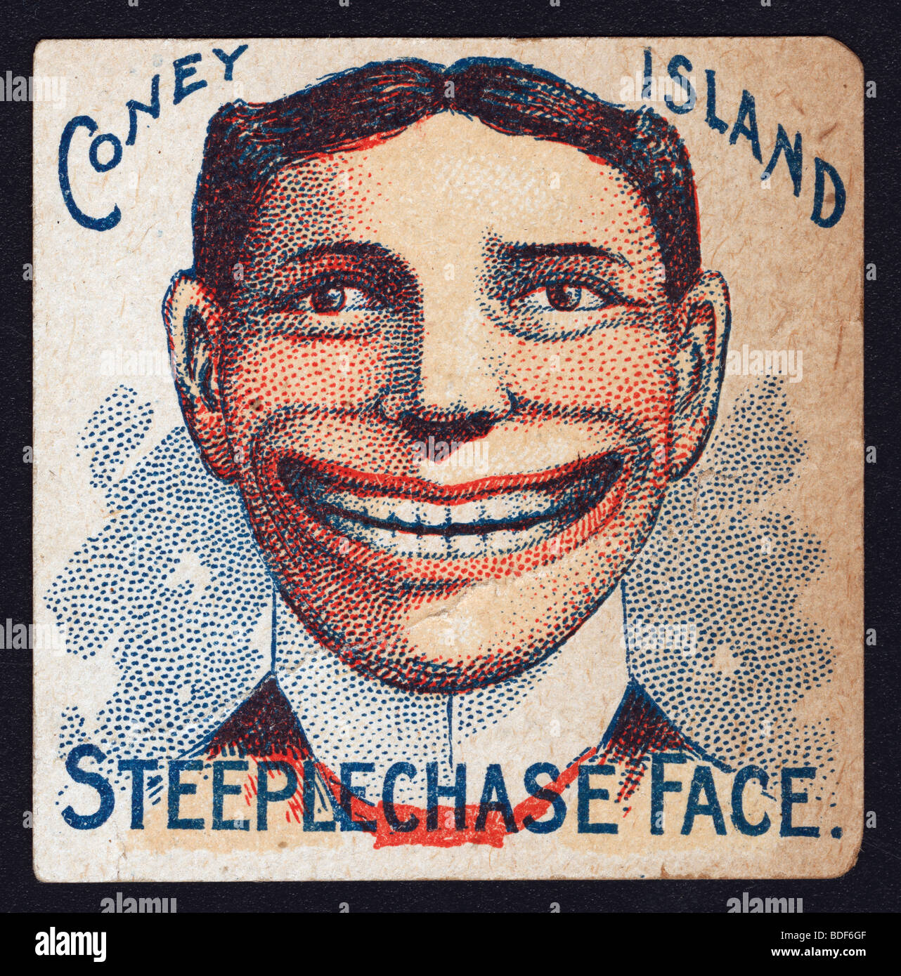 Jack di siepi di Coney Island mascotte Foto Stock