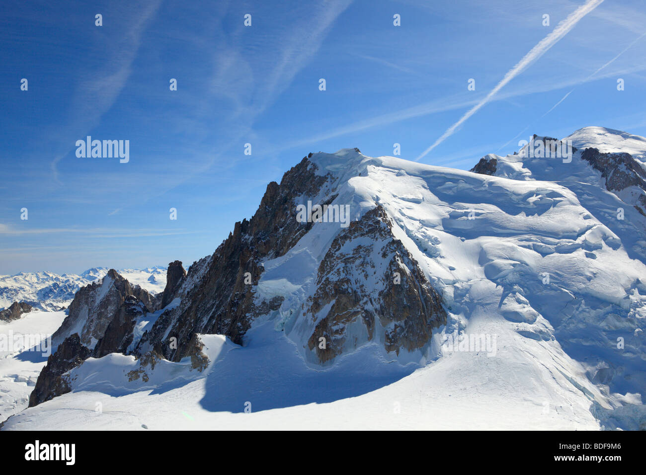 Mont Blanc du Tacul North Face Foto stock - Alamy