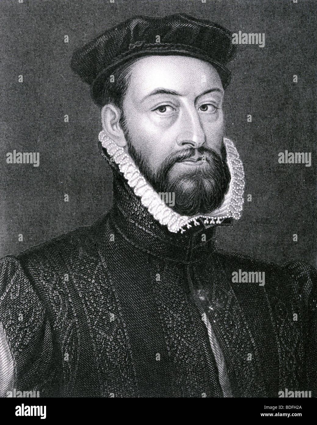 JAMES STEWART Conte di Moray 1531-1570 era il illigitimate figlio del re scozzese James V. Egli fu assassinato nel 1570. Foto Stock