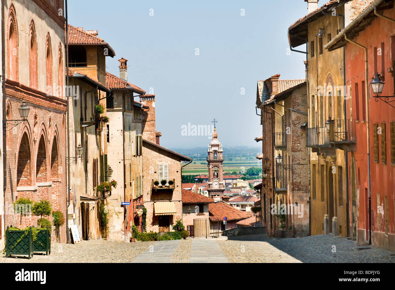 Saluzzo, provincia di Cuneo, Italia Foto Stock