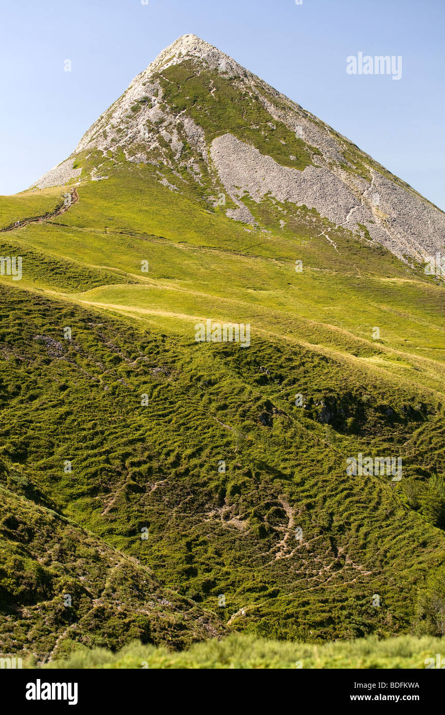 Il 'Puy Griou' (5,556 ft sopra il livello del mare) Cantal - Auvergne - Francia. Le Puy Griou (Cantal 15 - Auvergne - Francia). Foto Stock