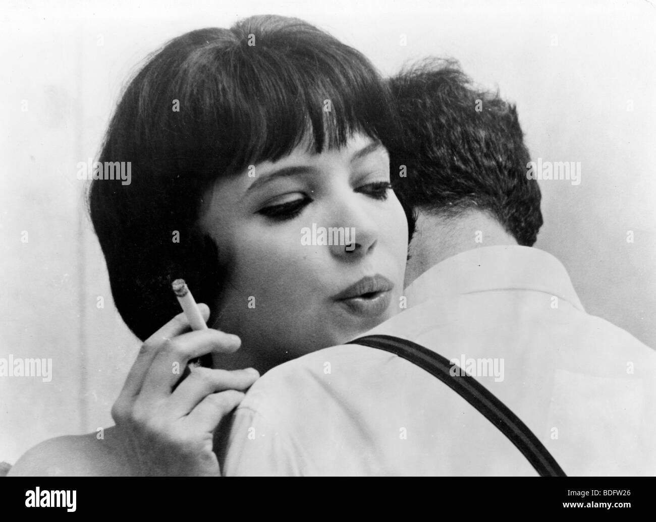 È LA MIA VITA - 1962 Pathe film con Anna Karina e diretto da Jean-Luc Goddard - titolo originale Vivre sa vie Foto Stock