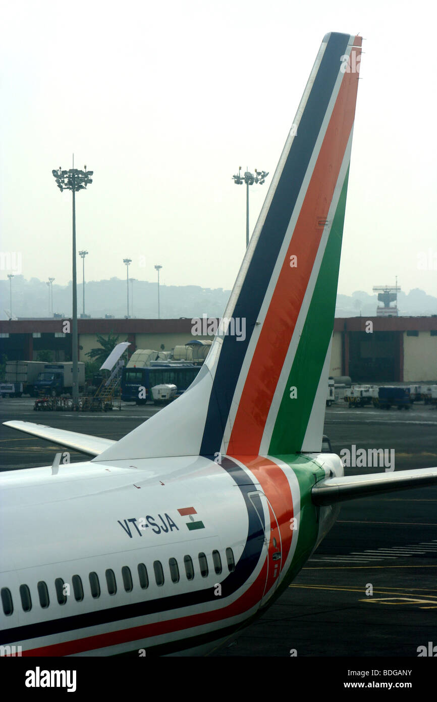Aria Sahara Airlines impennaggi grembiule airport Foto Stock