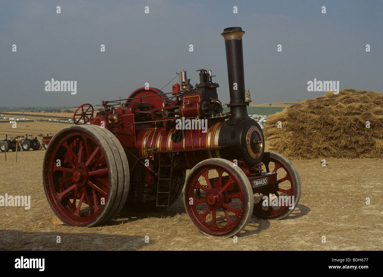 1911 Marshall, figli & co. motore di trazione al 1991 grande dorset fiera del vapore, tarrant hinton, Dorset, Inghilterra Foto Stock