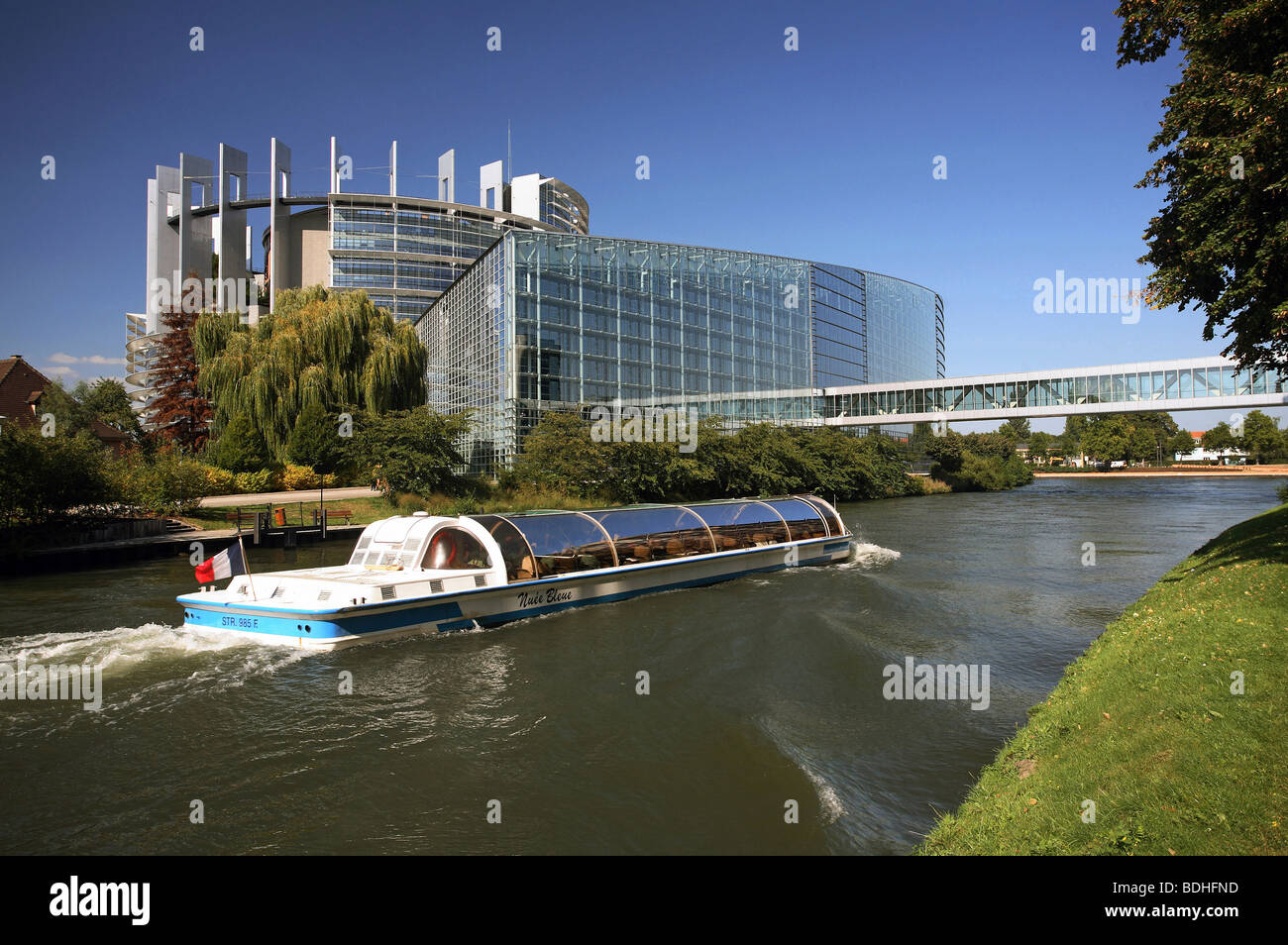 Parlamento europeo, Strasburgo, Francia Foto Stock