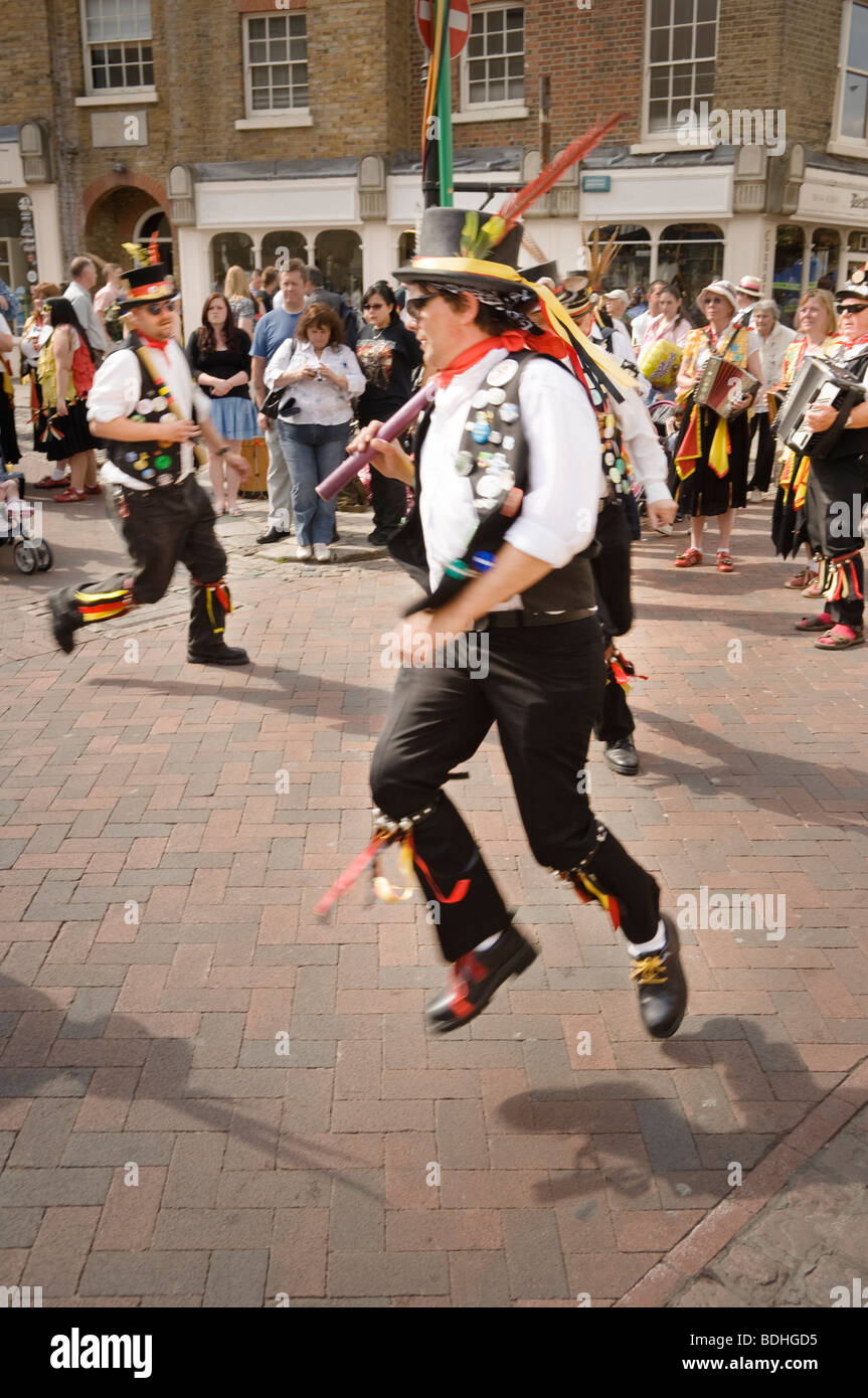 Morris ballerini in occasione dell'annuale Festival spazia in Rochester. Foto Stock