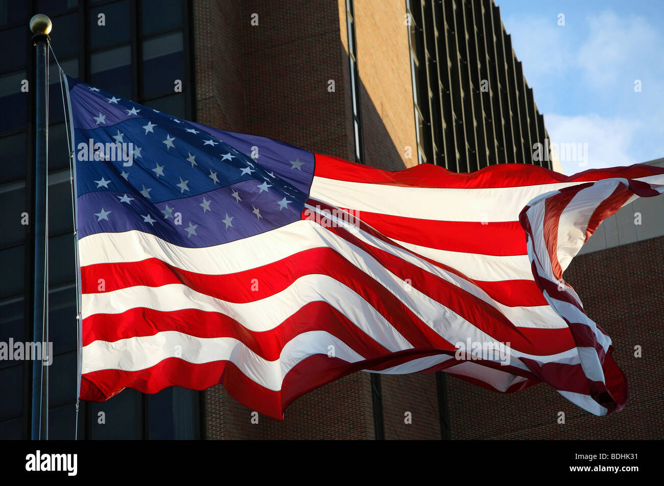 Stati Uniti d'America bandiera nazionale Foto Stock