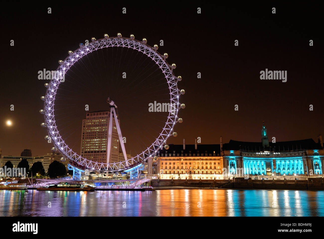 Il London Eye Millennium Wheel Foto Stock