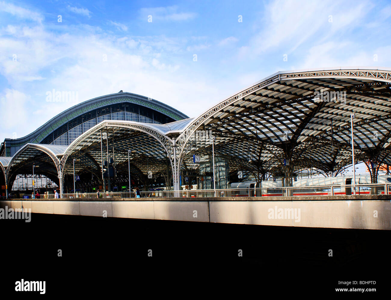 Stazione ferroviaria centrale di Colonia - Köln Hbf - Der Hauptbahnhof Köln. Foto Stock
