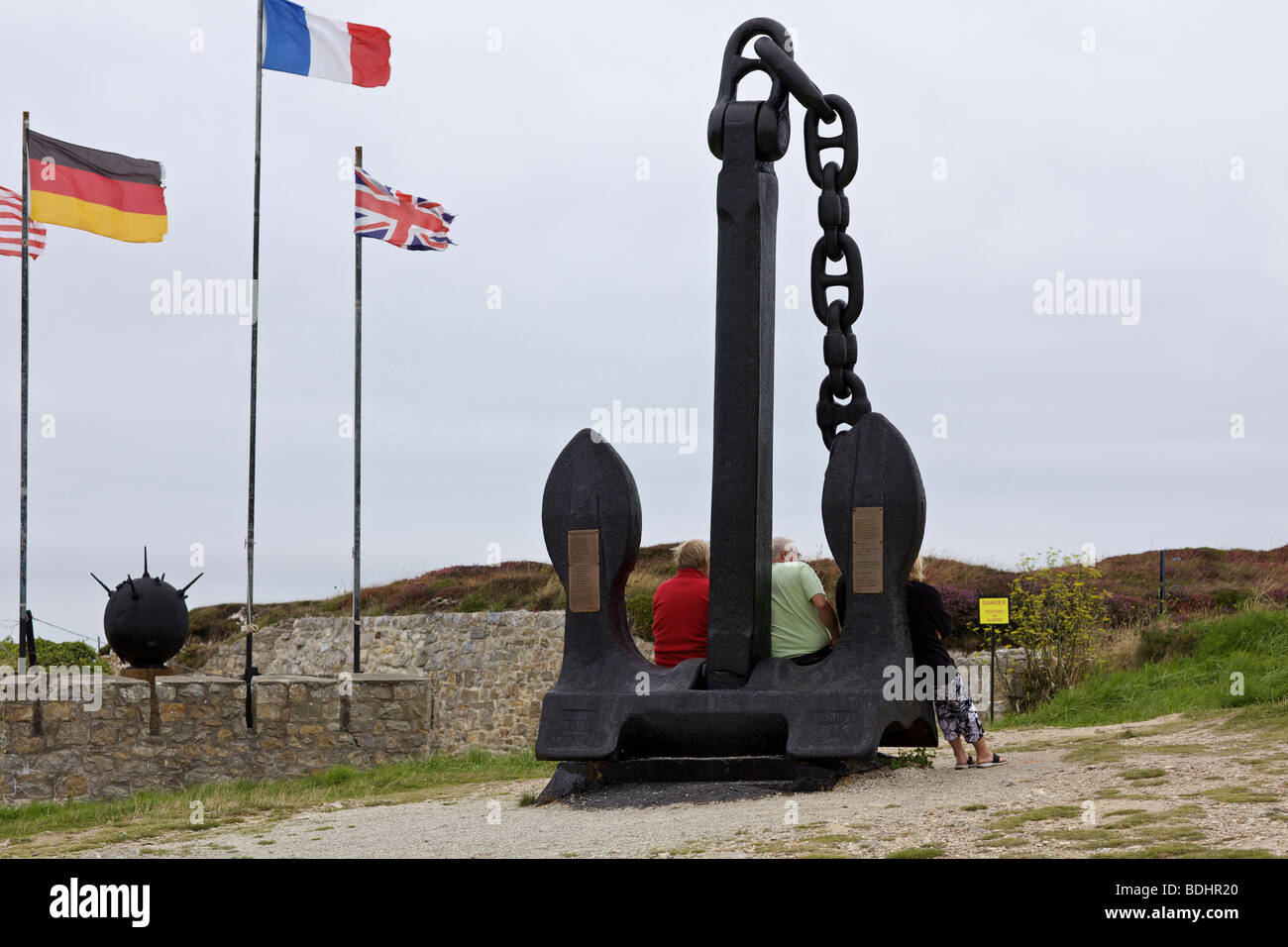 Battaglia dell'Atlantico museum vicino a Camaret e in Bretagna Francia Foto Stock