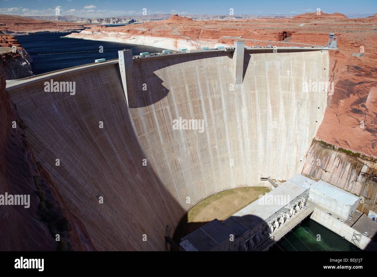 Diga di Glen Canyon Foto Stock