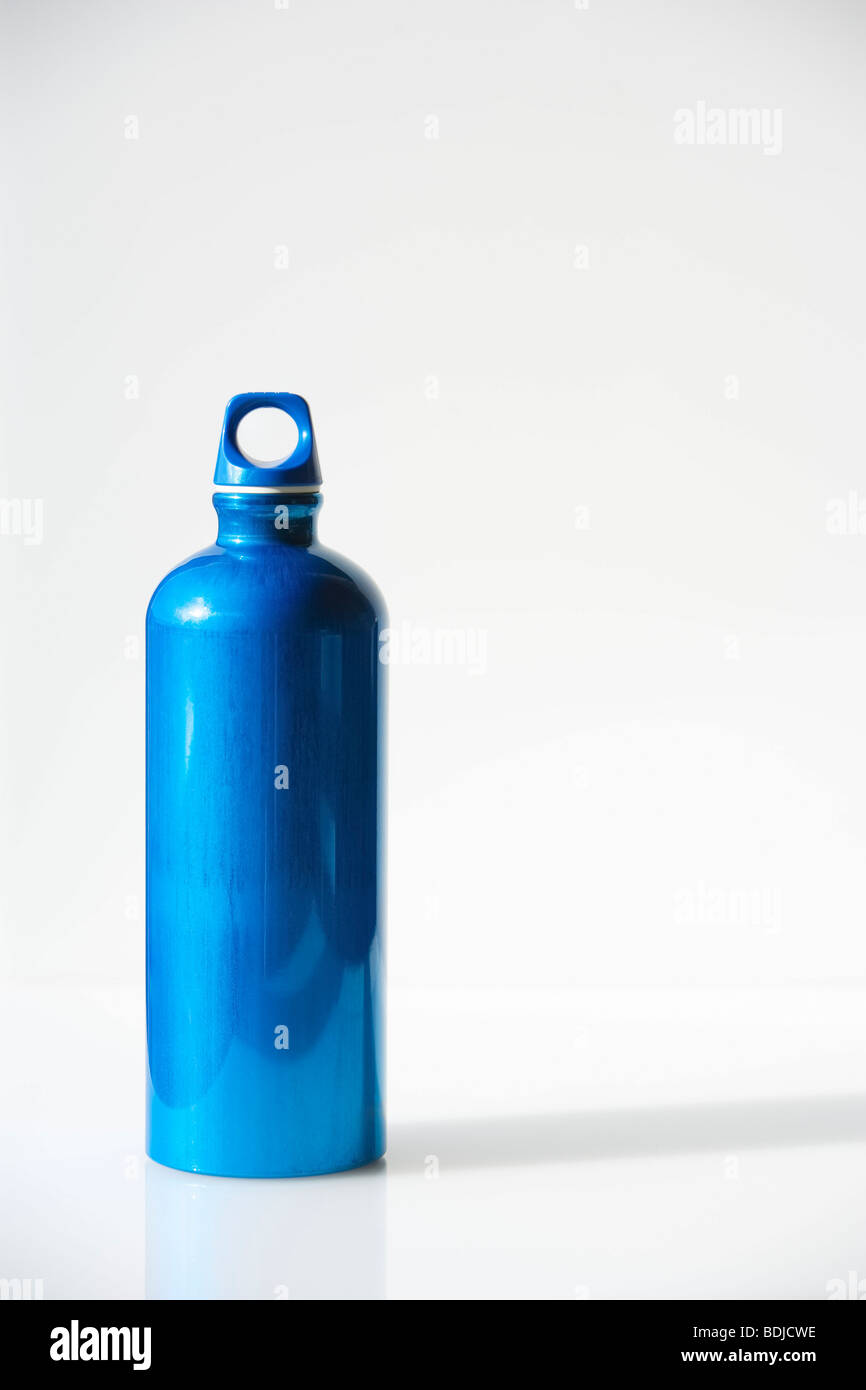 Acqua riutilizzabile bottiglia Foto Stock