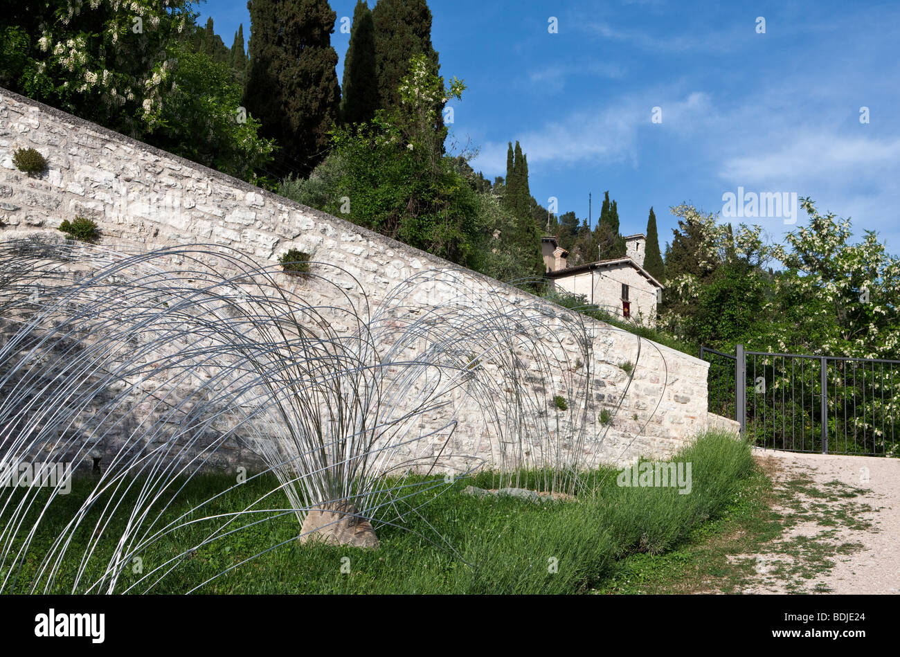 L'Italia,Umbria,Gubbio,vista dalla cattedrale Foto Stock