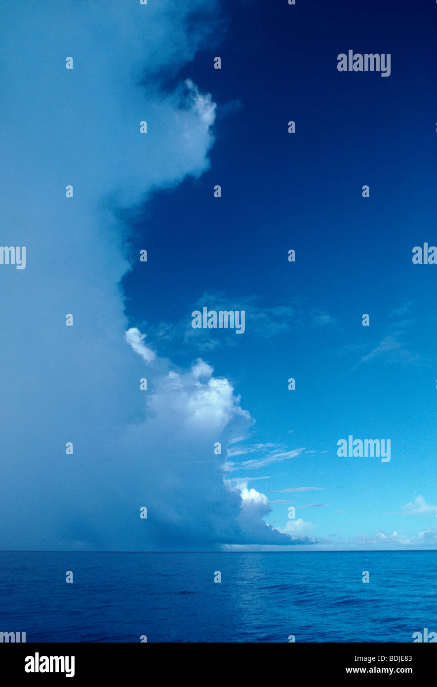 Seascape, Storm Cloud, pioggia Foto Stock