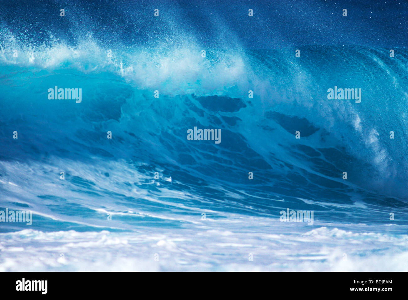 Vista sul mare, onda Foto Stock