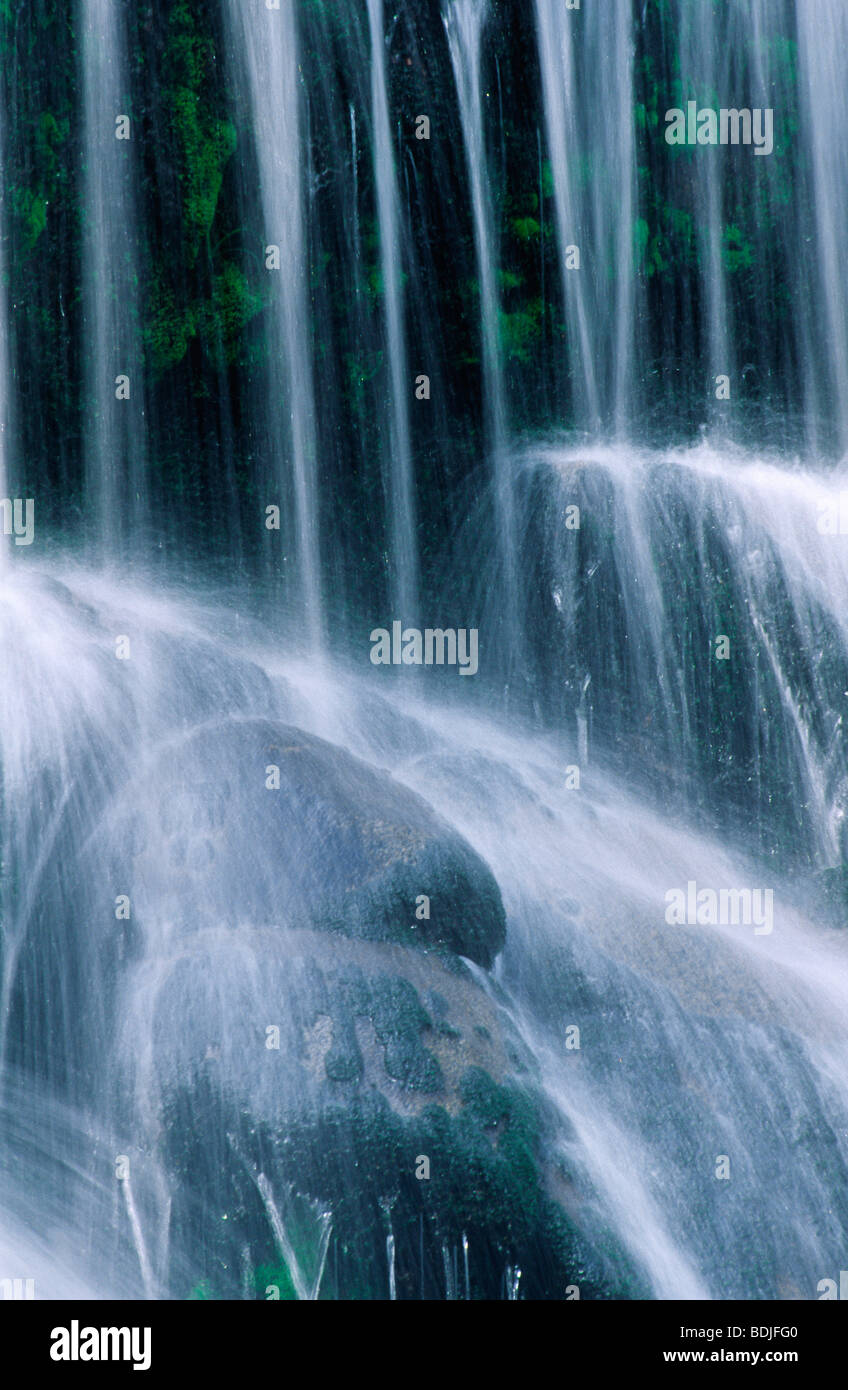 La cascata di close-up Foto Stock