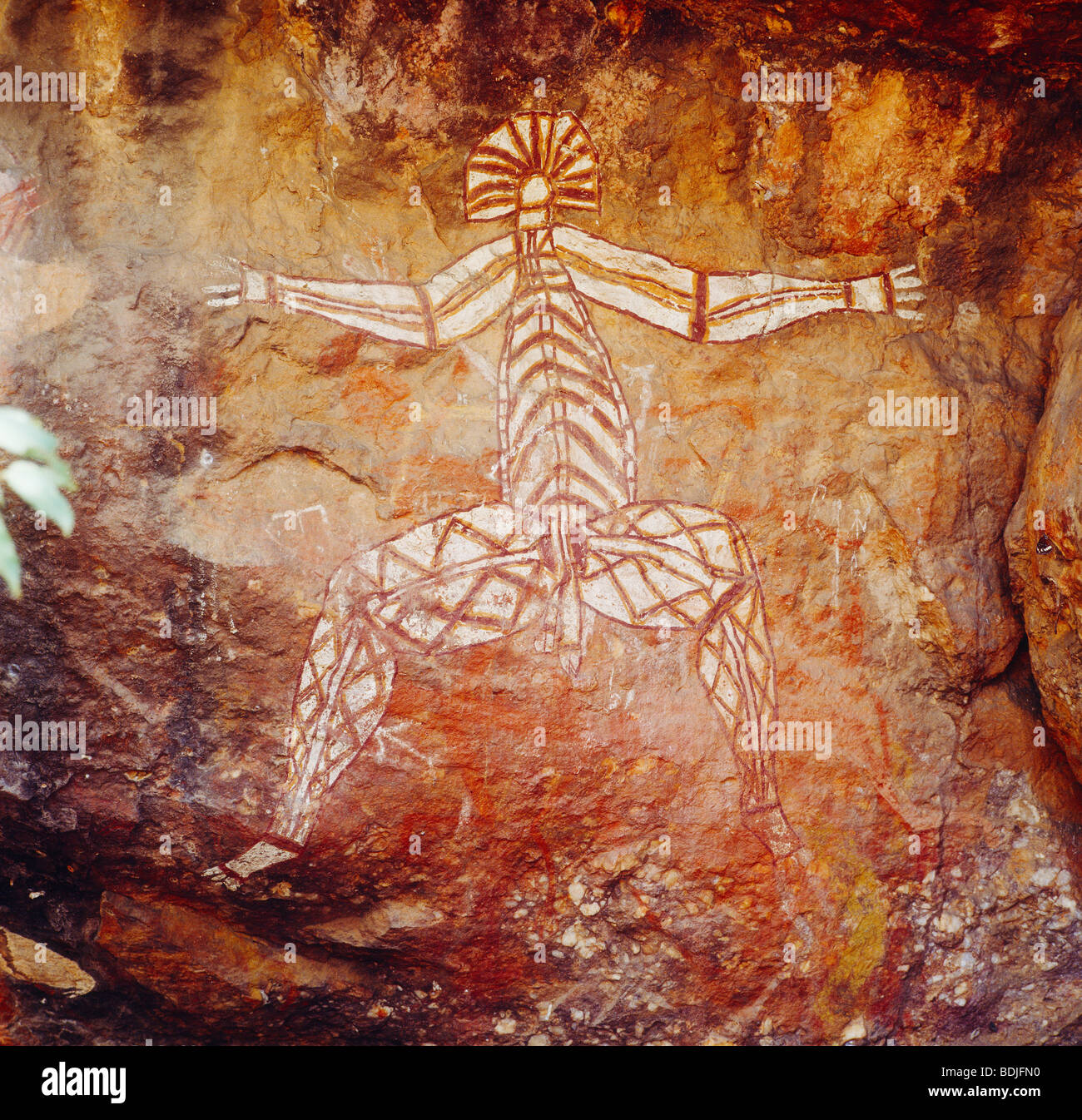 Arte rupestre degli Aborigeni, Australia Foto Stock
