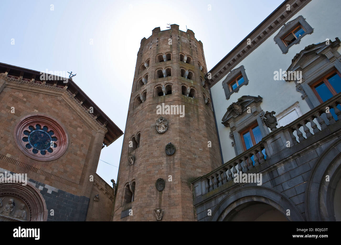 L'Italia,Umbria,Orvieto,S.Andrea cattedrale Foto Stock