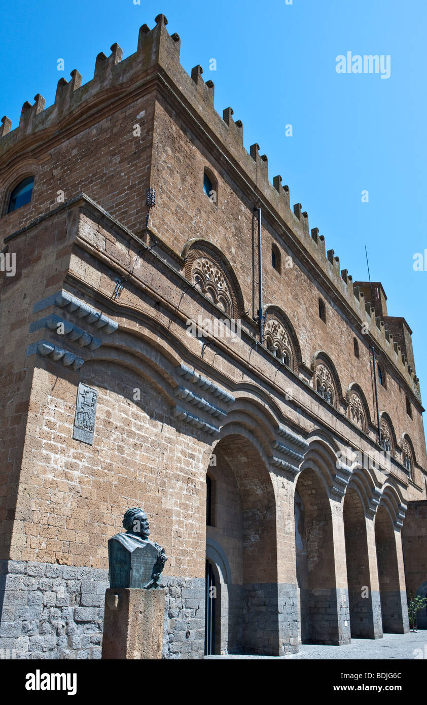 L'Italia,Umbria,Orvieto,l'Del Popolo palace Foto Stock