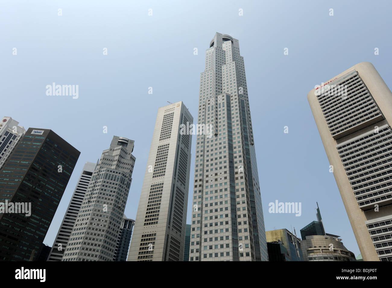 Città di grattacieli, Singapore Foto Stock