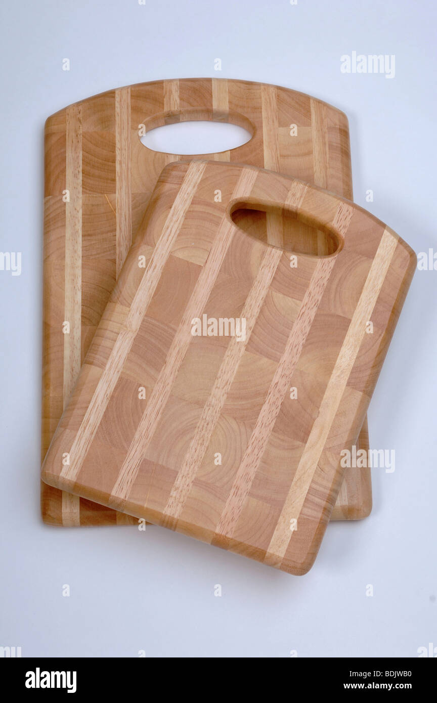 Legno schede di taglio Foto Stock