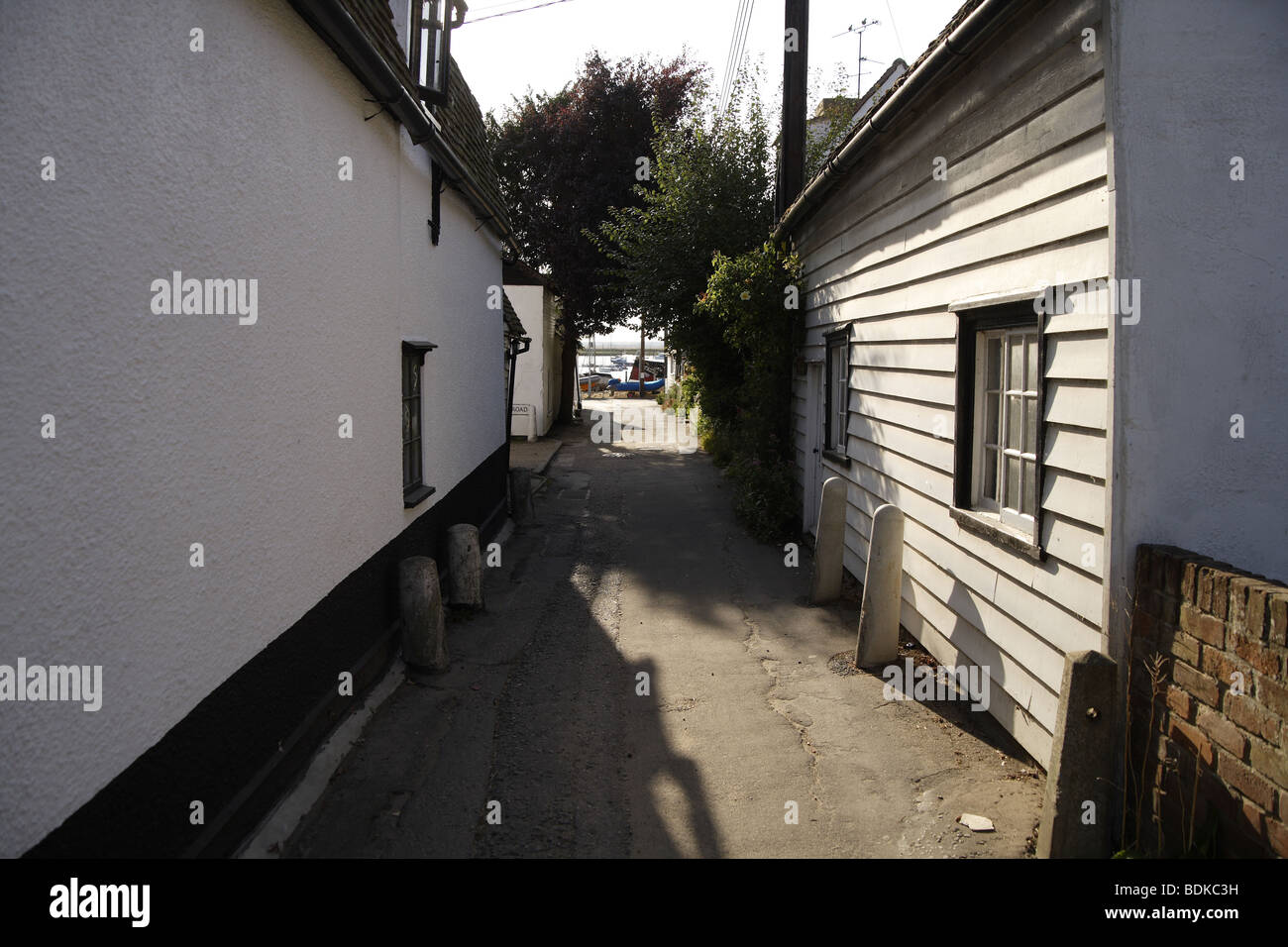 Mersea island West Mersea vista costiera Foto Stock