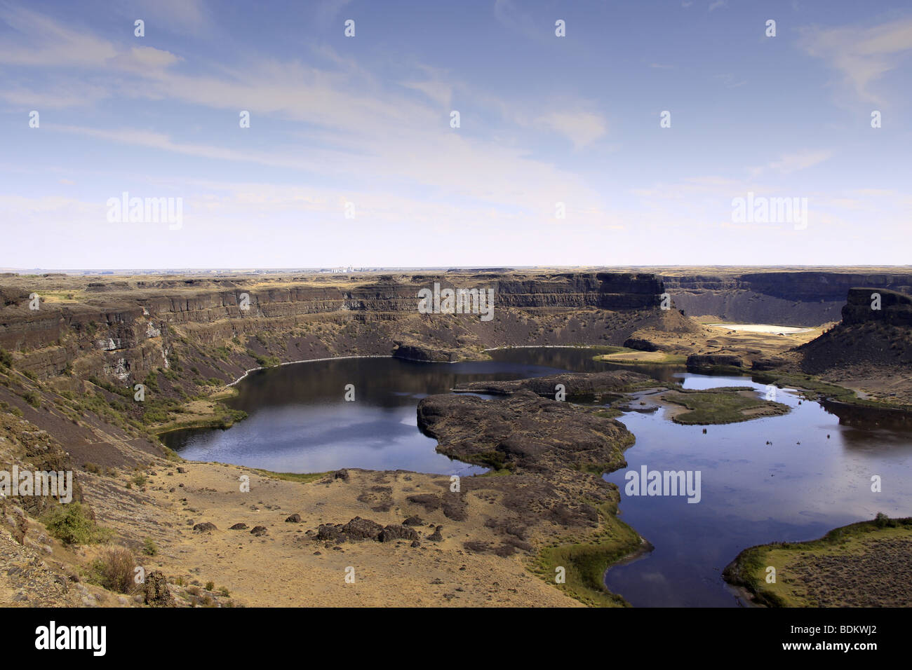 Asciugare rientra nello stato di Washington Foto Stock