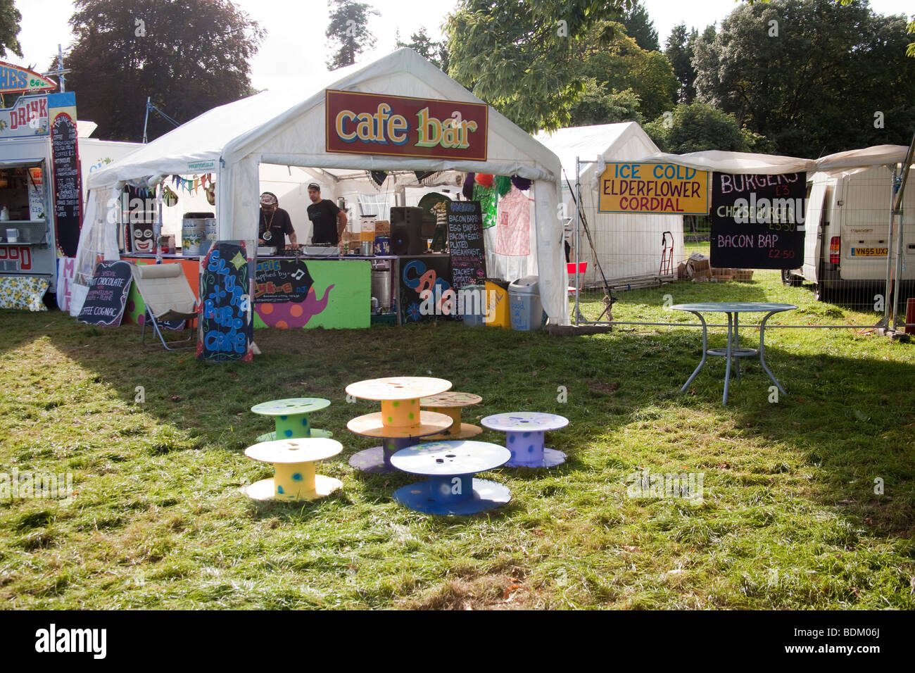 Greenman festival 2009, Glanusk Park, Crickhowell Powys Galles Foto Stock