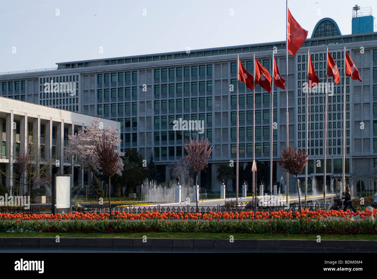 Istanbul Hilton Hotel view Foto Stock