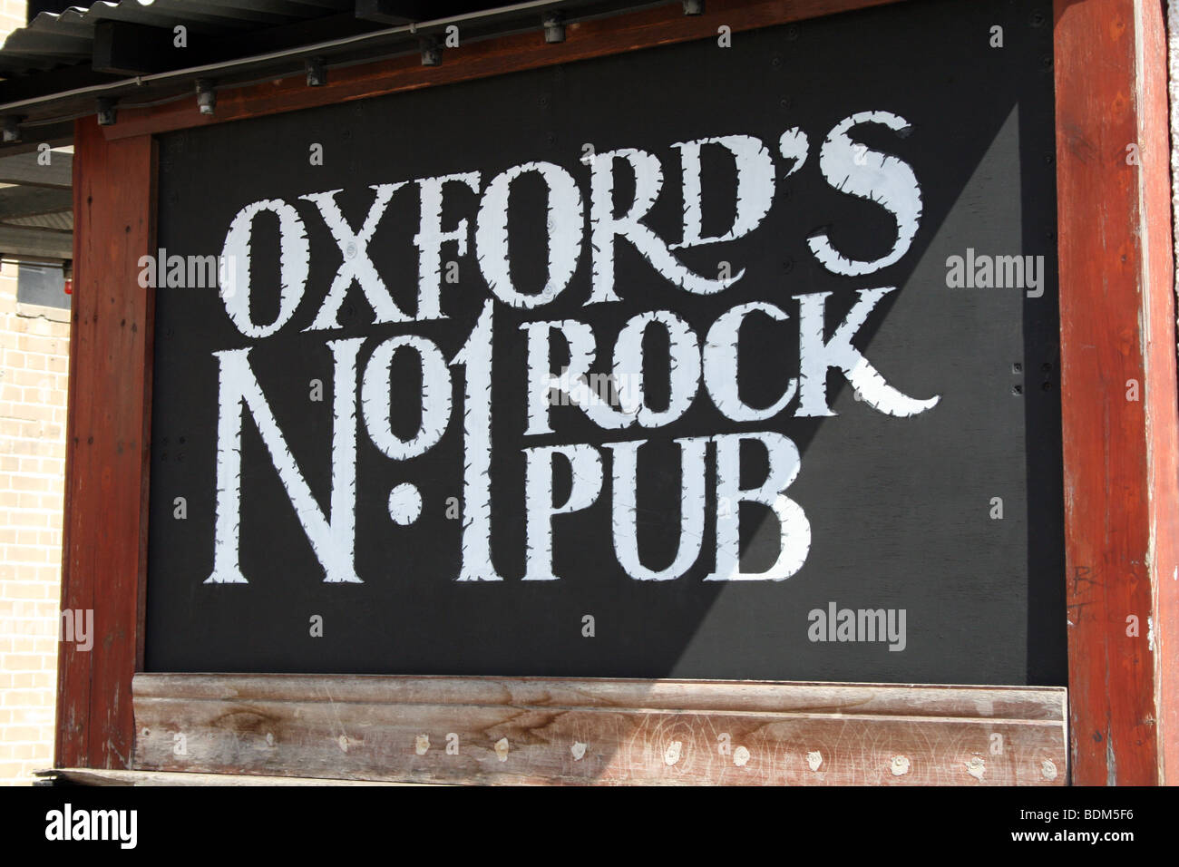 Oxford è n. 1 Pub Rock Foto Stock